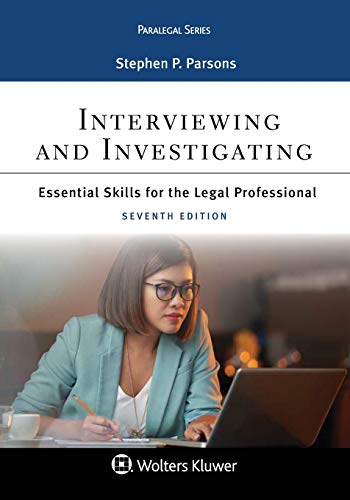Immagine dell'editore per Paralegal Series Interviewing and Investigating: Essentials Skills for the Legal Professional venduto da GoldBooks