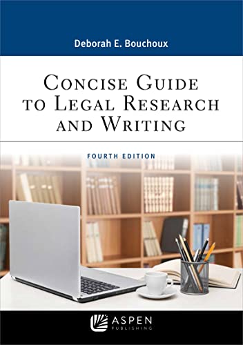 9781543801651: Concise Guide to Legal Research and Writing (Aspen Paralegal)