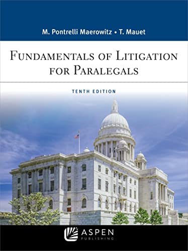 Beispielbild fr Fundamentals of Litigation for Paralegals zum Verkauf von BooksRun