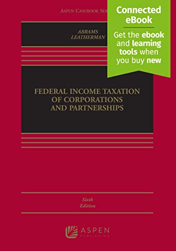 Beispielbild fr Federal Income Taxation of Corporations and Partnerships [Connected eBook] (Aspen Casebook) zum Verkauf von BooksRun