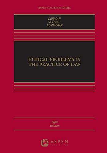 Imagen de archivo de Ethical Problems in the Practice of Law (Aspen Casebook) a la venta por HPB-Red
