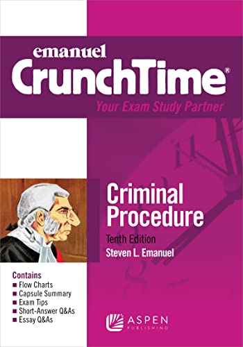 Stock image for Emanuel CrunchTime for Criminal Procedure (Emanuel CrunchTime Series) for sale by GF Books, Inc.
