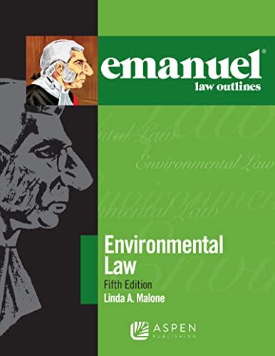 Beispielbild fr Environmental Law (Emanuel Law Outlines Series) zum Verkauf von BooksRun