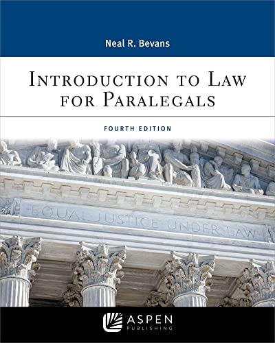 Stock image for Introduction to Law for Paralegals: Deposition File, Faculty Materials (Aspen College Series) for sale by Book Deals