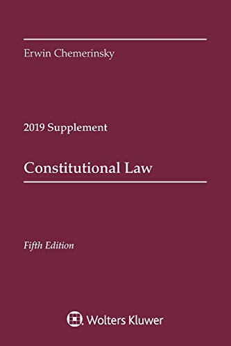 Imagen de archivo de Constitutional Law, Fifth Edition: 2019 Case Supplement (Supplements) a la venta por BooksRun