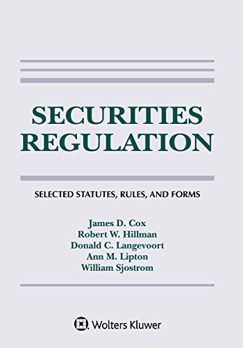Stock image for Securities Regulation: Selected Statutes, Rules, and Forms 2019 (Supplements) for sale by BooksRun