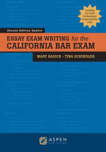 9781543813500: Essay Exam Writing for the California Bar Exam (Bar Review)