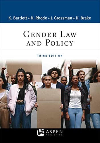 Beispielbild fr Gender Law and Policy (Aspen College) (Aspen Criminal Justice) zum Verkauf von BarristerBooks