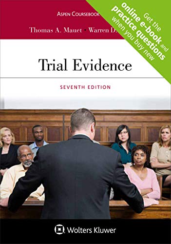 Stock image for Trial Evidence [Connected Casebook] (Aspen Coursebook) (Looseleaf) for sale by Save With Sam