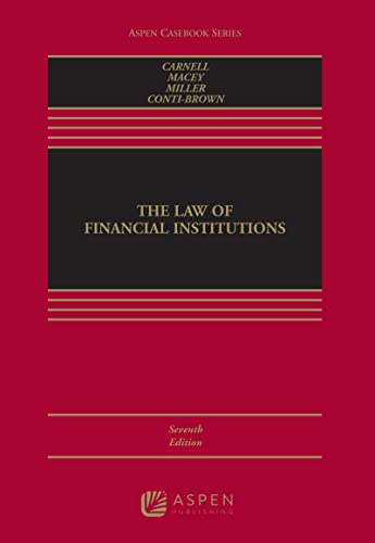 Beispielbild fr The Law of Financial Institutions [Connected eBook] (Aspen Casebook) zum Verkauf von BooksRun