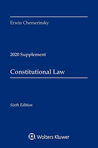 Imagen de archivo de Constitutional Law: 2020 Supplement (Supplements) a la venta por BooksRun