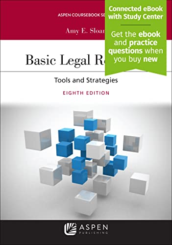 

Basic Legal Research: Tools and Strategies (Aspen Coursebook Series)