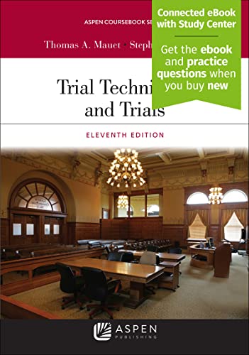 Stock image for Trial Techniques and Trials [Connected eBook with Study Center] (Aspen Coursebook Series) for sale by HPB-Red