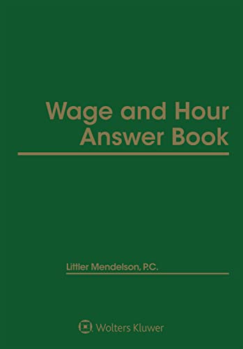 Stock image for Wage and Hour Answer Book 2022 for sale by HPB-Red