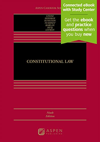 Stock image for Constitutional Law: [Connected eBook with Study Center] (Aspen Casebook) for sale by BooksRun