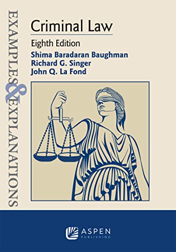 Stock image for Examples & Explanations for Criminal Law (Examples & Explanations Series) for sale by BooksRun