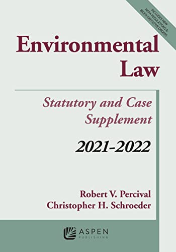 Stock image for Environmental Law: Statutory and Case Supplement: 2021-2022 for sale by ThriftBooks-Atlanta