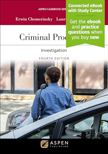 Beispielbild fr Criminal Procedure: Investigation [Connected eBook with Study Center] (Aspen Casebook) (Aspen Casebook Series) zum Verkauf von BooksRun