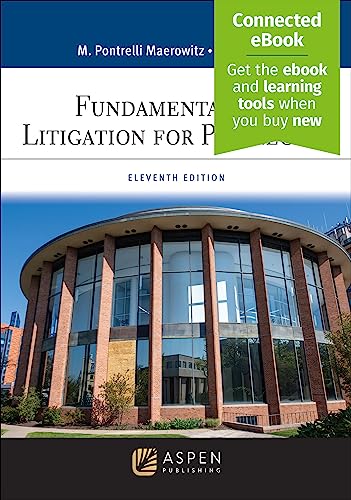 Stock image for Fundamentals of Litigation for Paralegals 11E [Connected eBook](Aspen Paralegal) for sale by Textbooks_Source