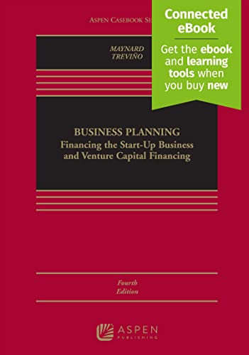 Imagen de archivo de Business Planning: Financing the Start-up Business and Venture Capital Financing (Aspen Casebook) a la venta por Textbooks_Source