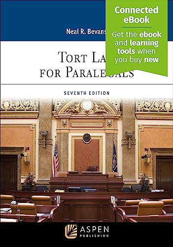 Imagen de archivo de Tort Law for Paralegals (Aspen Paralegal Series) a la venta por Textbooks_Source