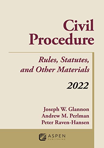 Beispielbild fr Civil Procedure: Rules, Statutes, and Other Materials, 2022 Supplement (Supplements) zum Verkauf von BooksRun