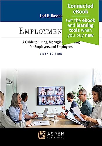 9781543858686: Employment Law: A Guide to Hiring, Managing, and Firing for Employers and Employees [Connected eBook](Aspen Paralegal Series)
