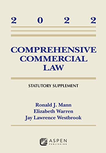 9781543858891: Comprehensive Commercial Law 2022: Statutory Supplement (Supplements)