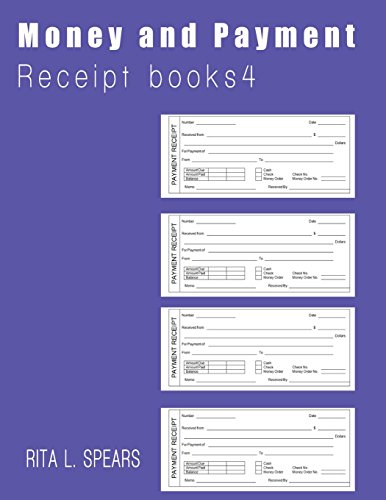 Stock image for Money and Payments receipt: Organizer budget money handling Receipt Book4 (Receipt books) for sale by Wonder Book