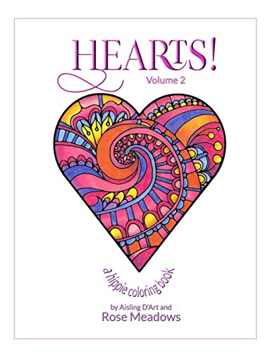 Beispielbild fr Hearts! Volume 2: A Hippie Coloring Book zum Verkauf von THE SAINT BOOKSTORE