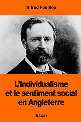 Imagen de archivo de L'Individualisme: et le sentiment social en Angleterre (French Edition) a la venta por Lucky's Textbooks