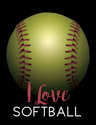 Stock image for I Love Softball: Notebook (Journal, Composition Book) (8.5 x 11 Large) for sale by Orion Tech