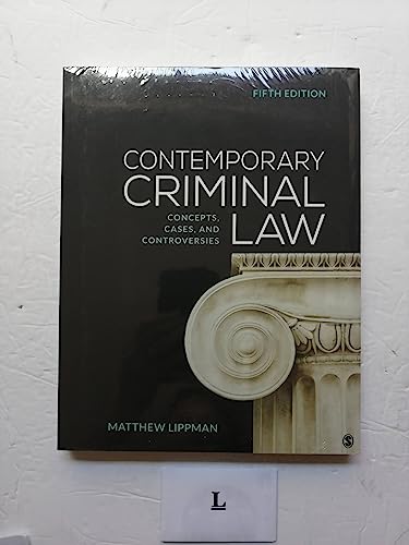 Stock image for Contemporary Criminal Law: Concepts, Cases, and Controversies for sale by Irish Booksellers