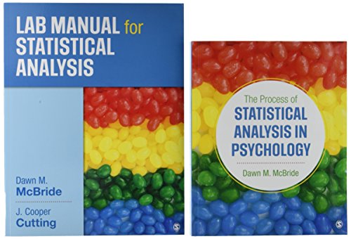 Beispielbild fr BUNDLE: McBride: The Process of Statistical Analysis in Psychology (Paperback) + McBride: Lab Manual for The Process of Statistical Analysis in Psychology (Paperback) zum Verkauf von Better World Books: West
