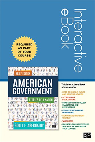 Stock image for American Government Brief Interactive eBook: Stories of a Nation for sale by One Planet Books