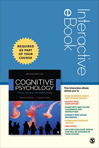 Stock image for Cognitive Psychology Interactive eBook: Theory, Process, and Methodology for sale by Textbooks_Source