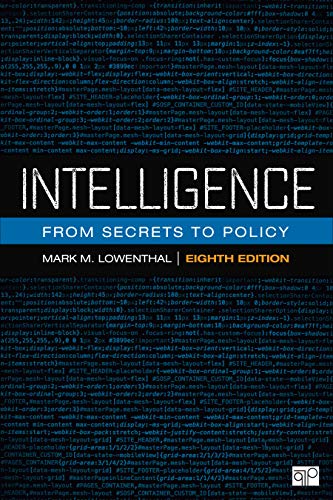 Imagen de archivo de Intelligence: From Secrets to Policy a la venta por ThriftBooks-Atlanta