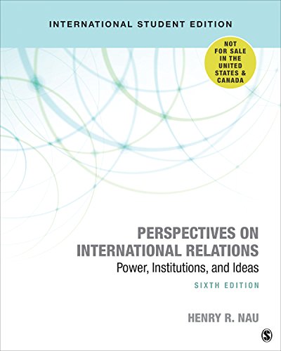 Stock image for Perspectives on International Relations: Power, Institutions, and Ideas for sale by Wolk Media & Entertainment