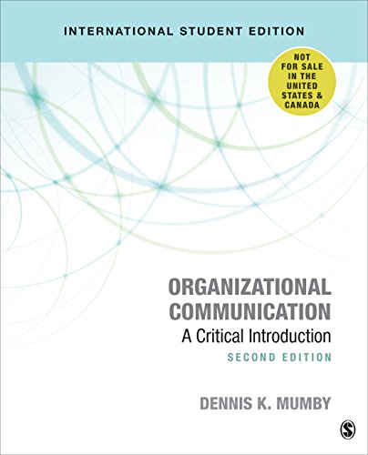 9781544328720: Organizational Communication: A Critical Introduction