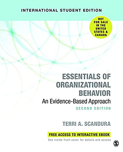 Scandura , Essentials of Organizational Behavior (International Student Edition) 2e