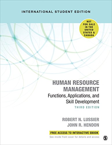 Beispielbild fr Human Resource Management 3 Revised edition zum Verkauf von GreatBookPricesUK