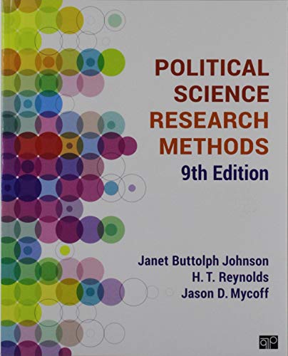 Beispielbild fr BUNDLE: Johnson: Political Science Research Methods, 9e (Paperback) + Mycoff: Working with Political Science Research Methods: Problems and Exercises, 5e zum Verkauf von Better World Books