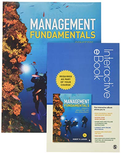 Imagen de archivo de BUNDLE: Lussier: Management Fundamentals 8e Loose-Leaf + Lussier: Management Fundamentals 8e IEB (NEW!!) a la venta por BookHolders