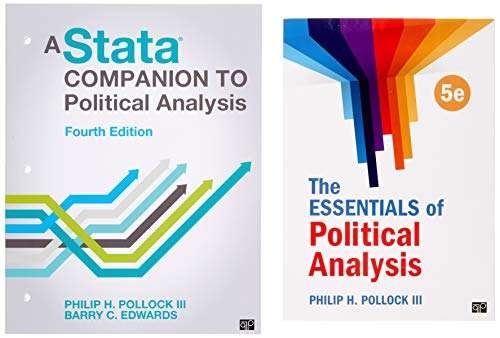 Imagen de archivo de BUNDLE: Pollock: The Essentials of Political Analysis 5e (Paperback) + Pollock: A Stata Companion to Political Analysis 4e (Paperback) (NEW!!) a la venta por BookHolders