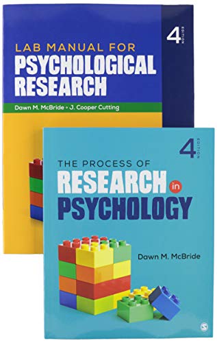 Imagen de archivo de BUNDLE: McBride: The Process of Research in Psychology, 4e (Paperback) + McBride: Lab Manual for Psychological Research, 4e (Paperback) a la venta por Book Deals