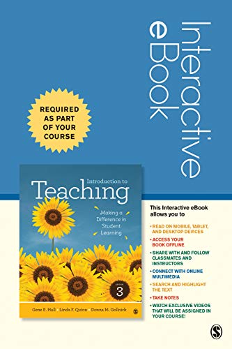 Stock image for Introduction to Teaching - Interactive eBook: Making a Difference in Student Learning for sale by Textbooks_Source