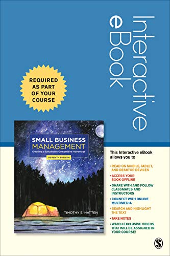 Stock image for Small Business Management - Interactive Ebook Access Code: Creating a Sustainable Competitive Advantage for sale by Revaluation Books