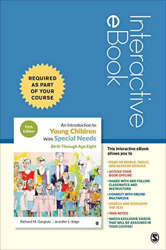 Imagen de archivo de An Introduction to Young Children With Special Needs - Interactive Ebook: Birth Through Age Eight a la venta por Revaluation Books