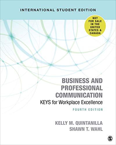 Beispielbild fr Business and Professional Communication zum Verkauf von Blackwell's