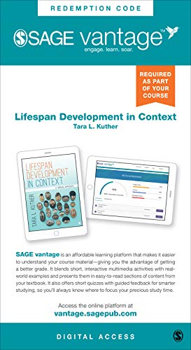 Imagen de archivo de Lifespan Development in Context - Vantage Shipped Access Card: A Topical Approach a la venta por A Team Books